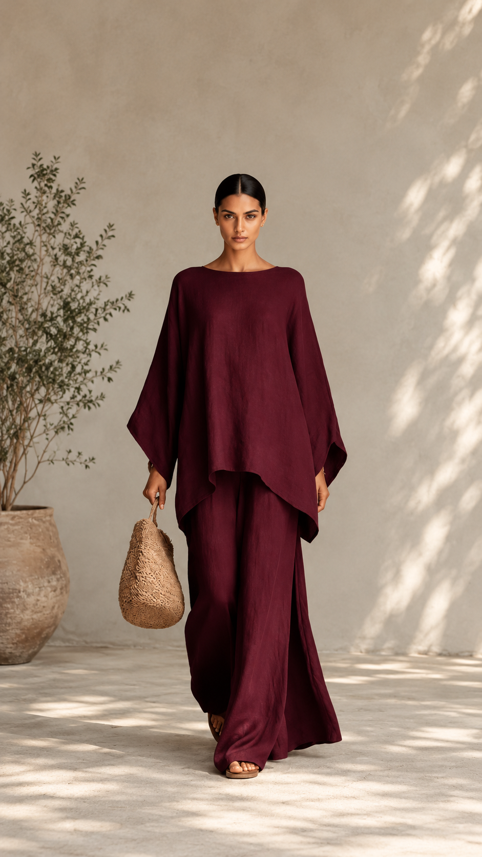 Women’s Elegant Flowy Two-Piece Set for Stylish Casual and Formal Occasions