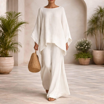 Women’s Elegant Flowy Two-Piece Set for Stylish Casual and Formal Occasions