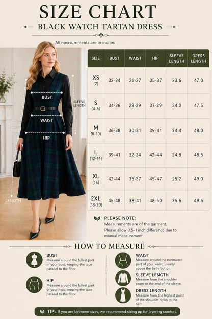 Women’s Green and Navy Tartan Plaid Midi Pinafore Dress